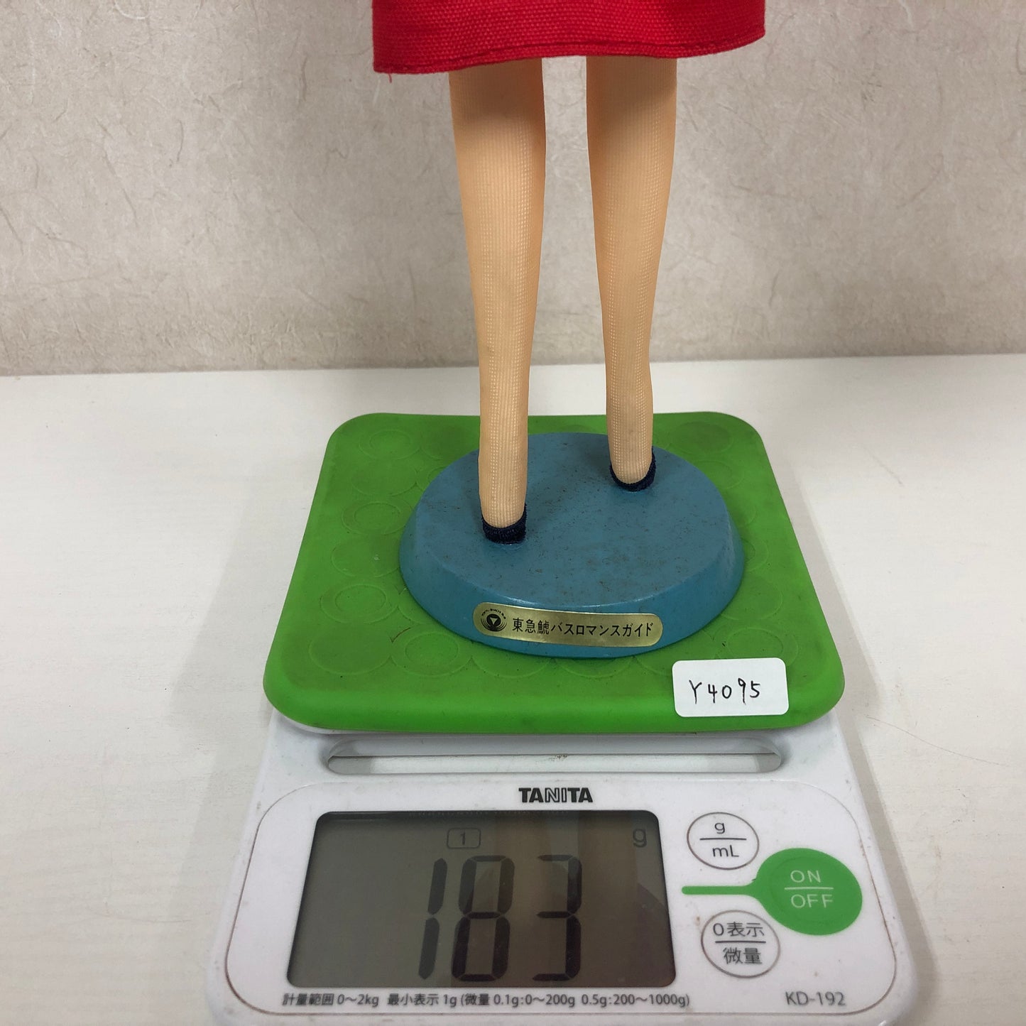 Y4095 NINGYO Bus Tour Guide doll Showa retro Japan vintage figure antique