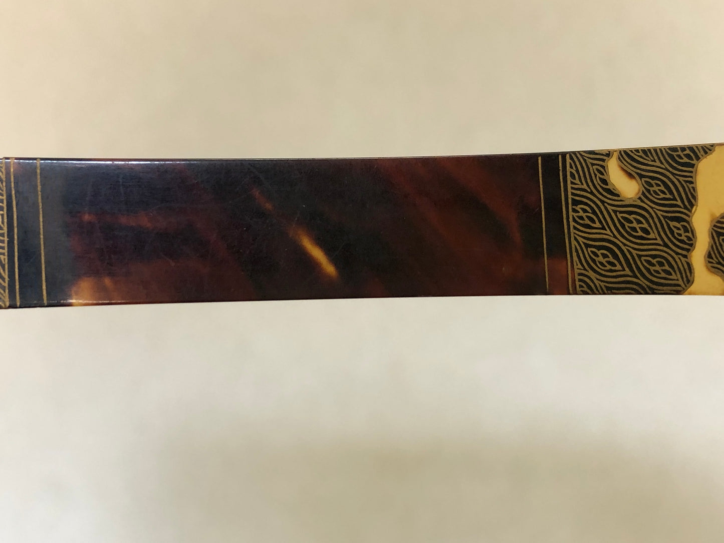 Y4118 KOUGAI Hair dressing tools Makie pair set box Japan antique kimono