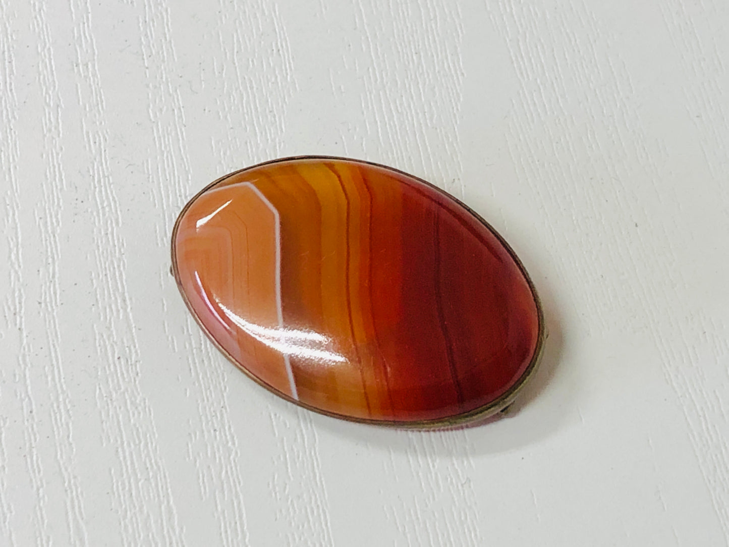 Y4123 OBIDOME Sash Clip brooch Agate Japanese Kimono vintage antique accessory