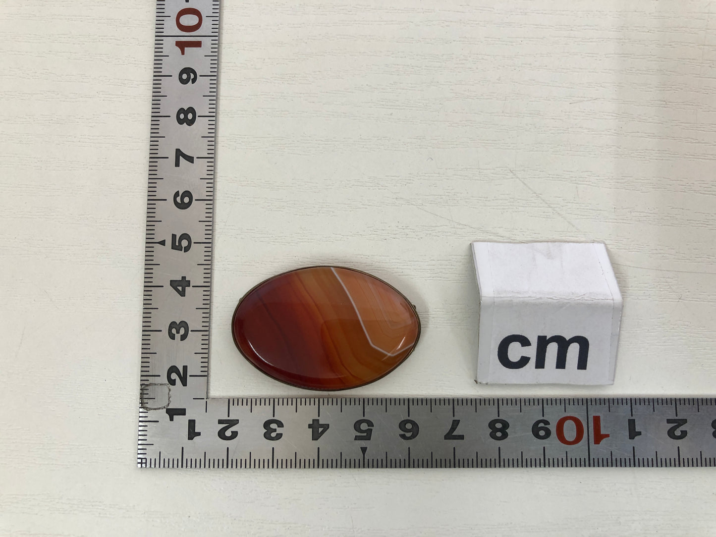 Y4123 OBIDOME Sash Clip brooch Agate Japanese Kimono vintage antique accessory