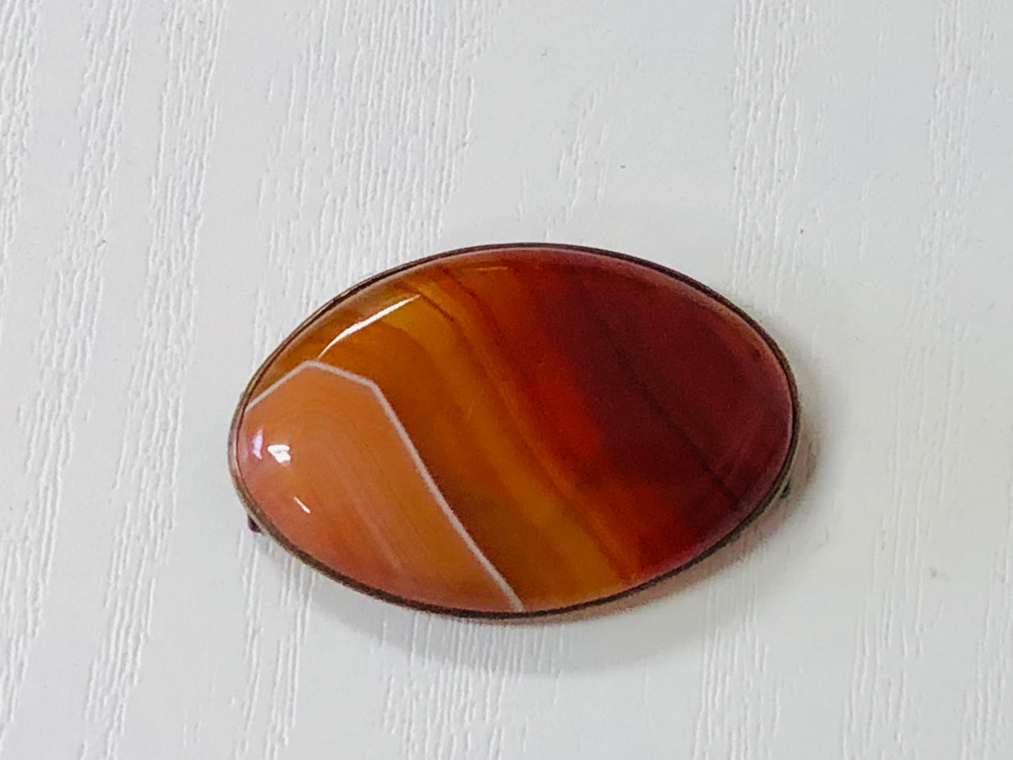 Y4123 OBIDOME Sash Clip brooch Agate Japanese Kimono vintage antique accessory