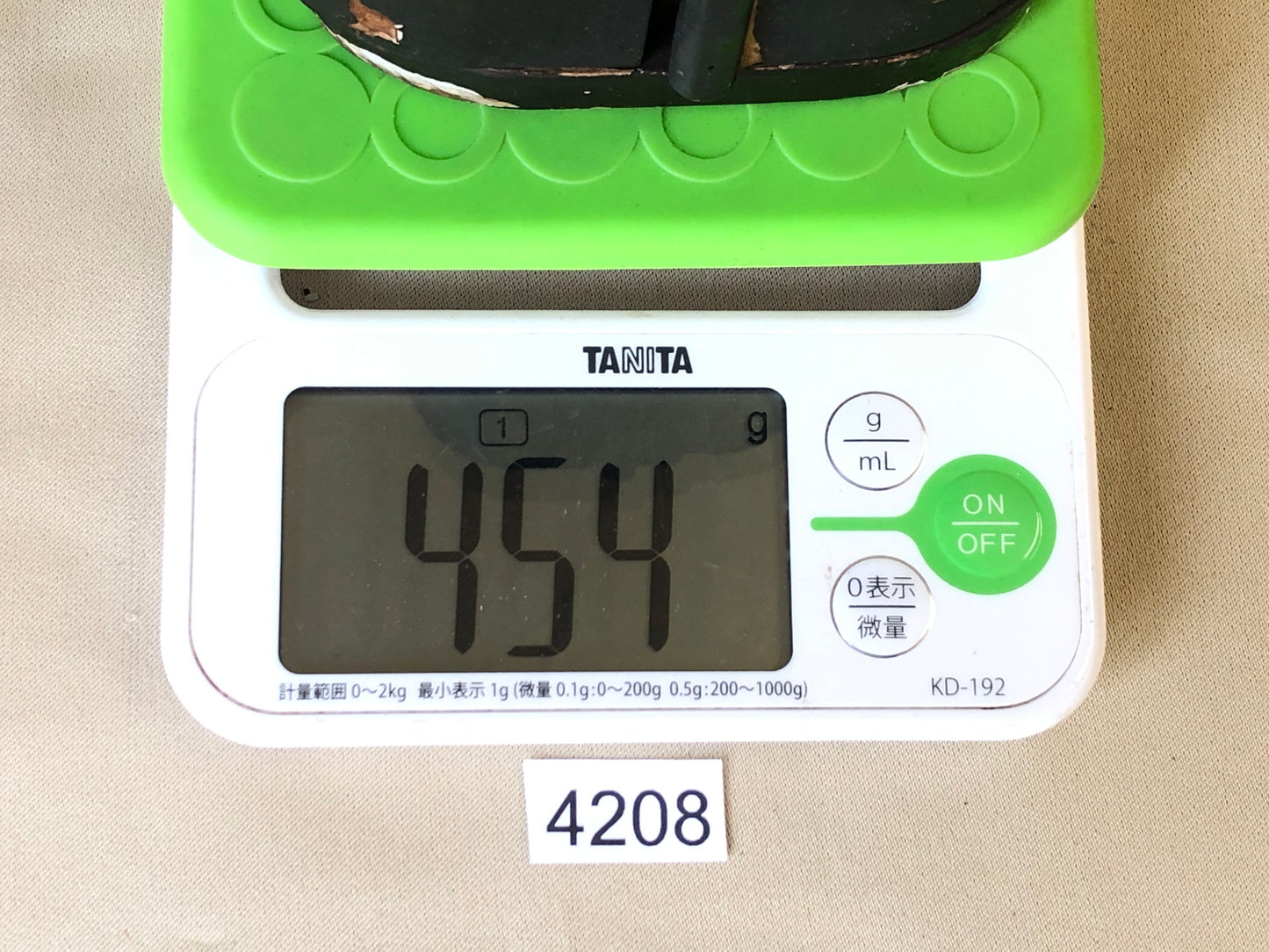 Y4208 STATUE wood carving Buddha figure gold leaf shrine Japan antique vintage