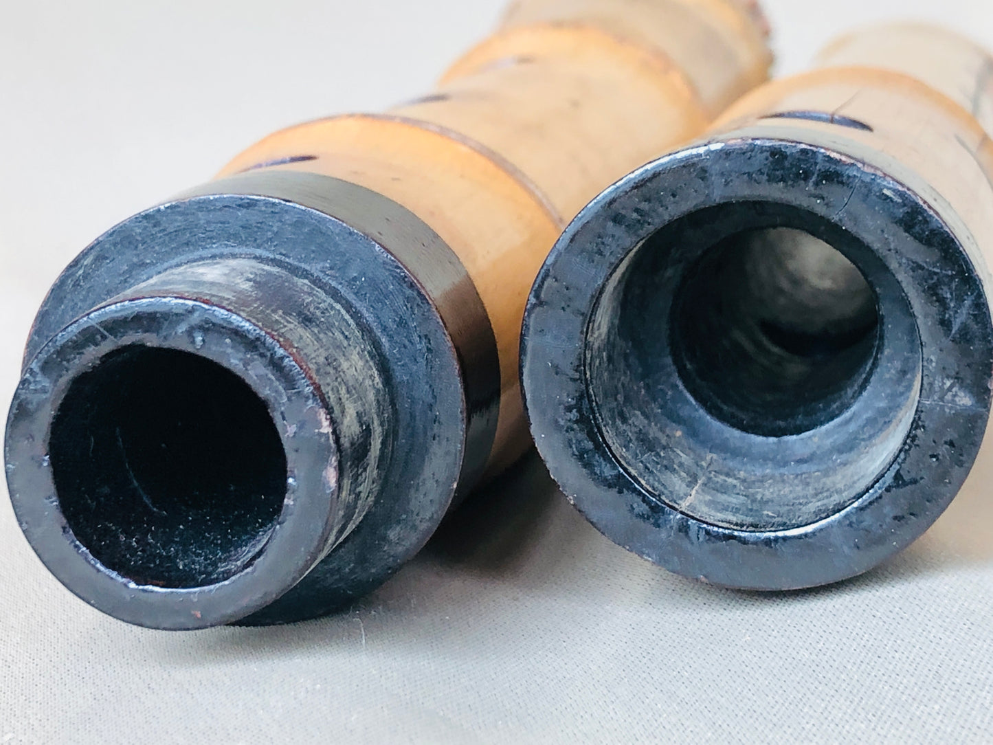 Y4262 SHAKUHACHI Bamboo flute Kinko style signed Japan traditional antique