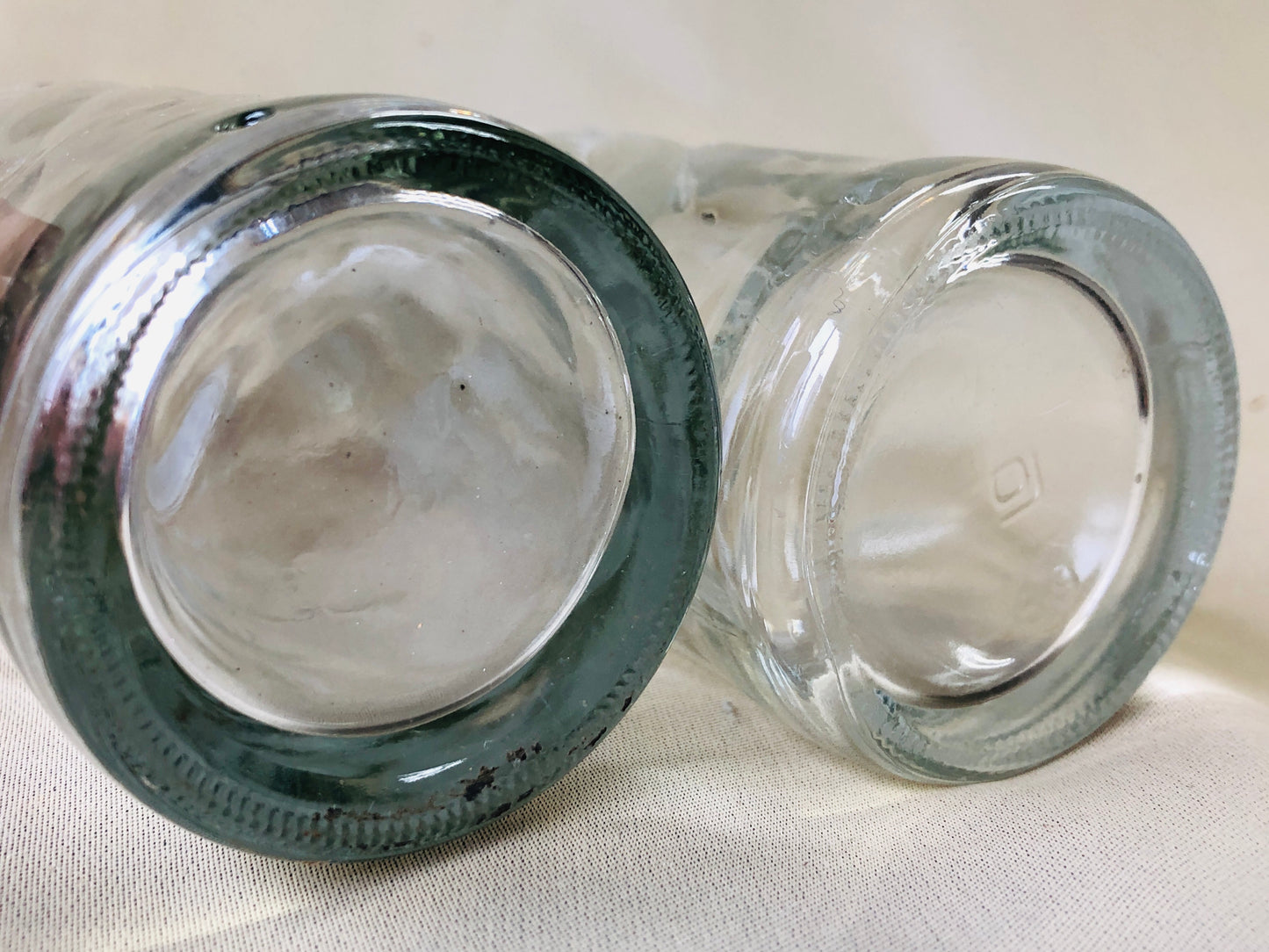 Y4282 BOTTLE Pepsi-Cola empty 35ml soda set Japanese antique vintage Japan