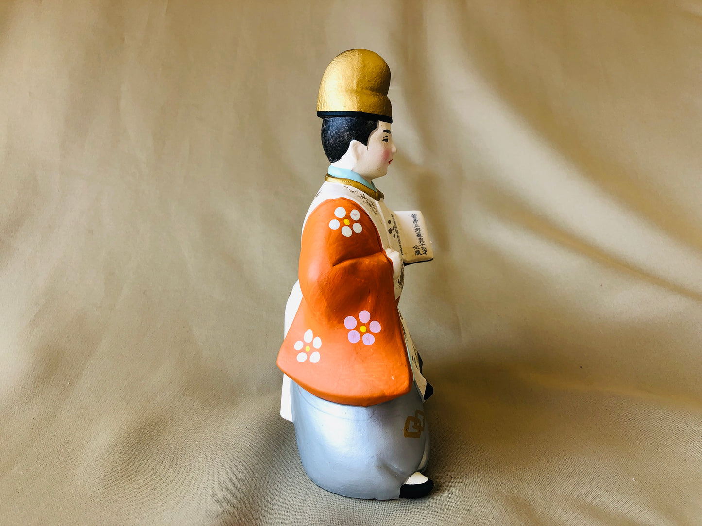Y4286 NINGYO Hakata doll figure figurine box Japan antique statue vintage