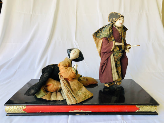 Y4391 NINGYO Kimono doll figure figurine Japan antique statue vintage interior