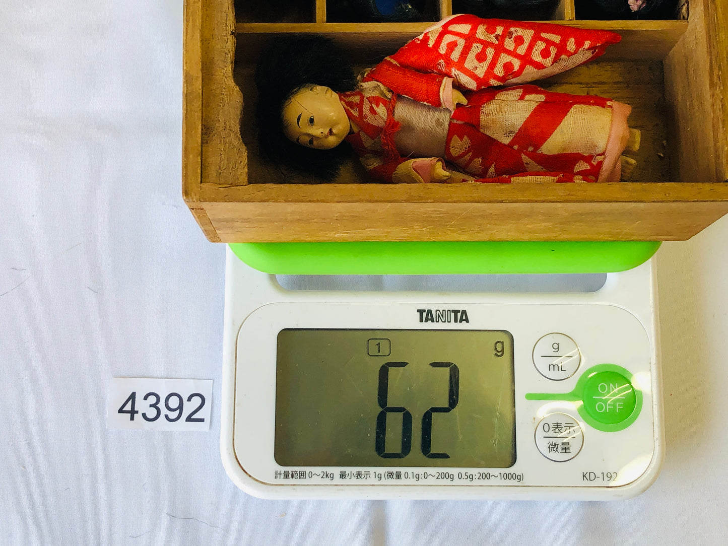 Y4392 NINGYO Kimono dress-up doll figure figurine Japan antique statue vintage