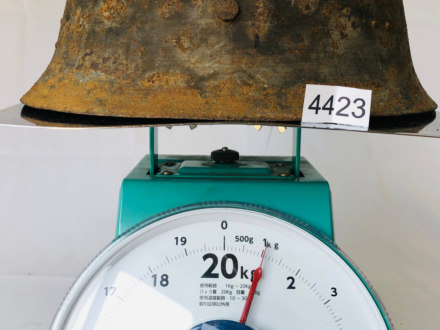 Y4423 Imperial Japan Army Iron Helmet military gear star mark Japan WW2 vintage