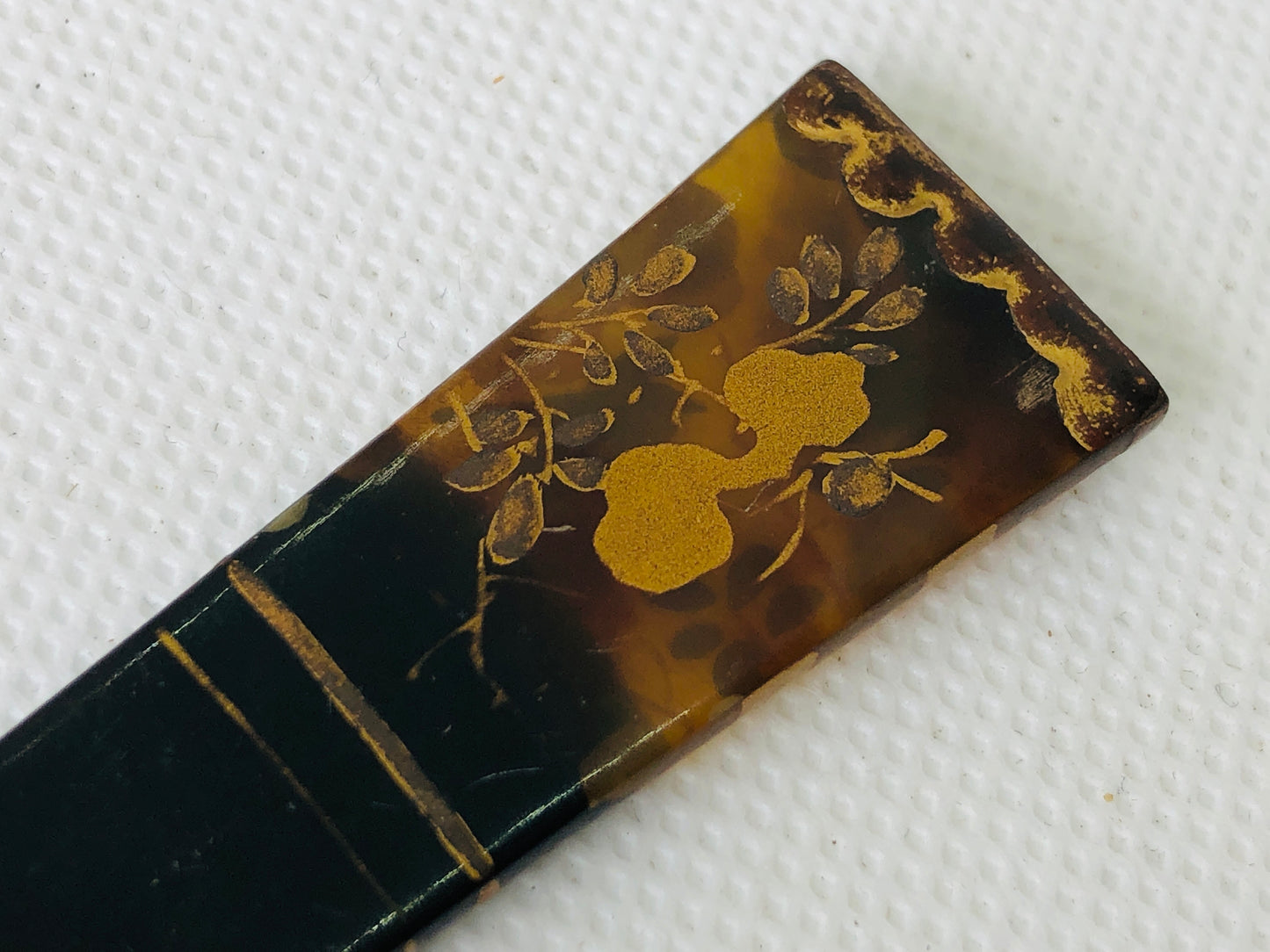 Y4504 KANZASHI Makie lacquer Hair Stick Comb Hairpin Set Japan kimono accessory