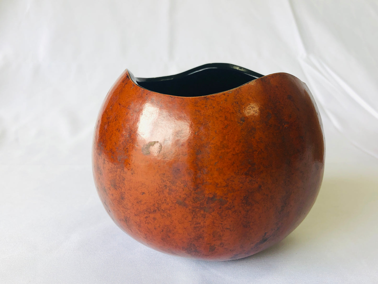 Y4598 CHAWAN Gourd Kashiki box confectionery Japanese Tea Ceremony bowl pot