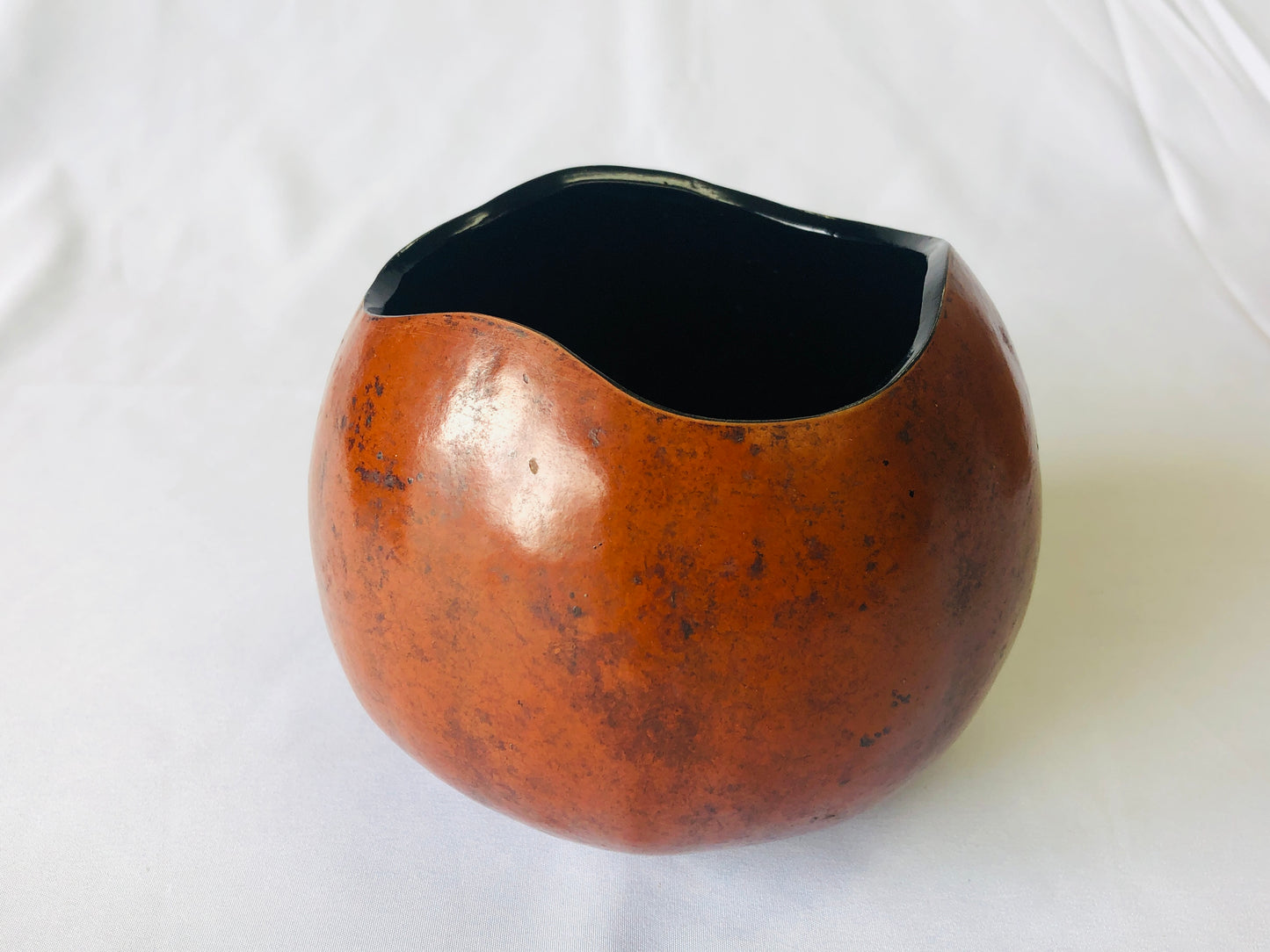 Y4598 CHAWAN Gourd Kashiki box confectionery Japanese Tea Ceremony bowl pot
