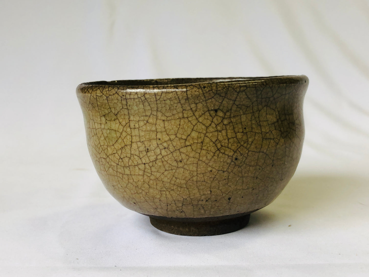 Y4640 CHAWAN Karatsu-ware box picture karatsu Japan antique tea ceremony pottery