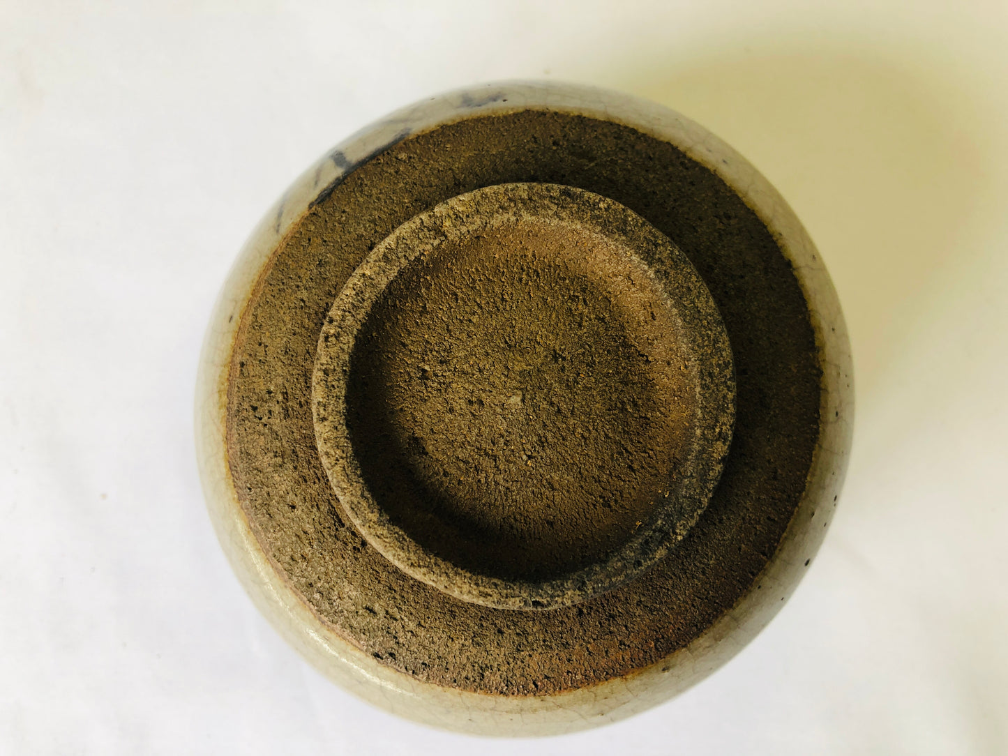 Y4640 CHAWAN Karatsu-ware box picture karatsu Japan antique tea ceremony pottery
