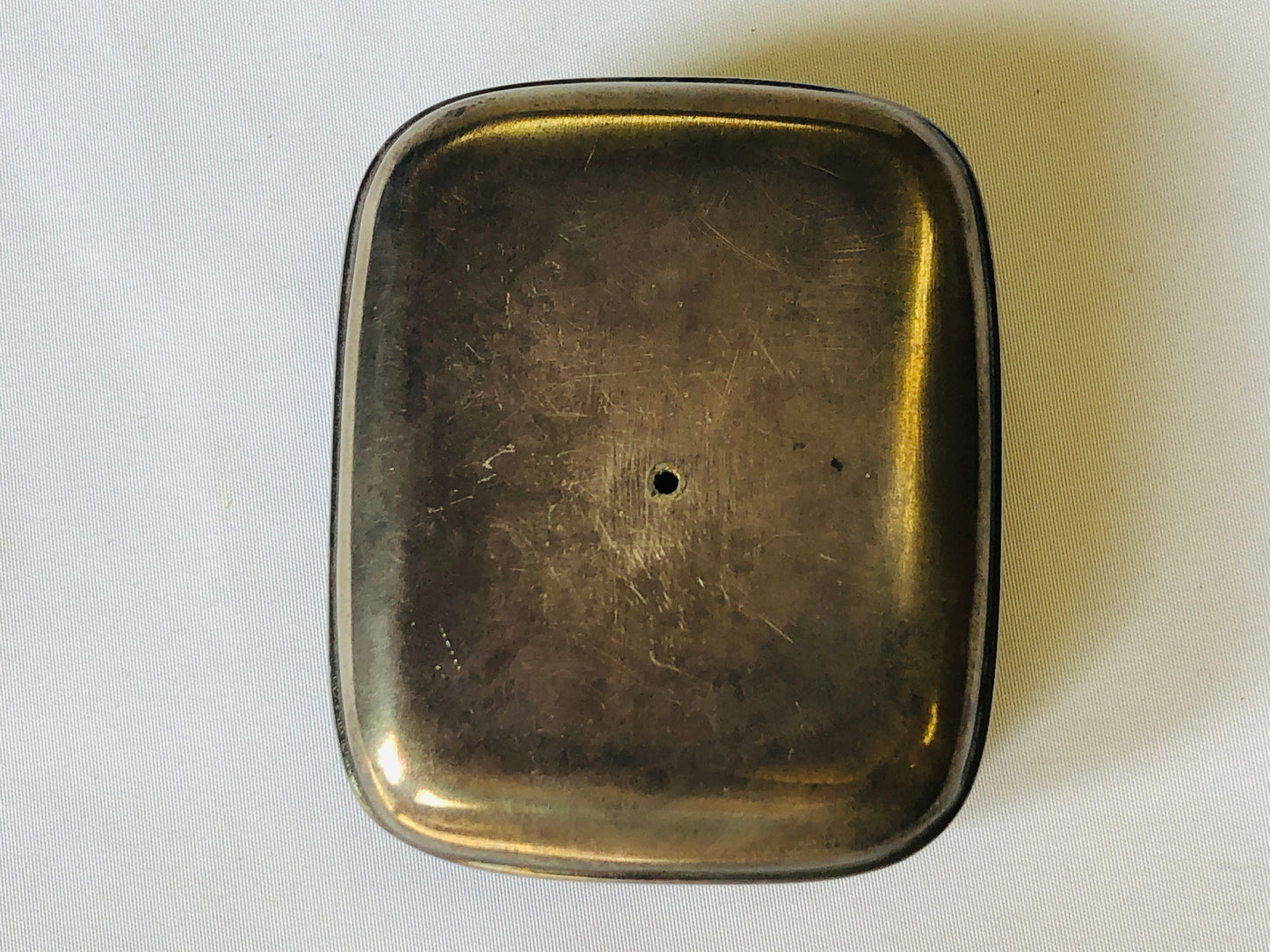 Y4807 SUITEKI Silver Makie stationery suzuri water pot Japanese antique vintage