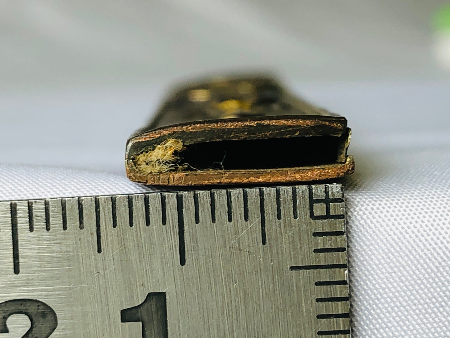 Y4832 KOUGAI hairpin spatula sword fittings inlay box Japan antique samurai