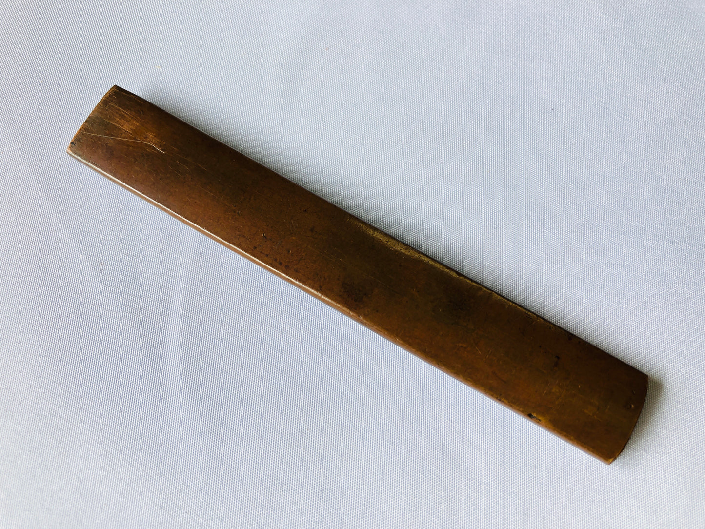 Y4832 KOUGAI hairpin spatula sword fittings inlay box Japan antique samurai
