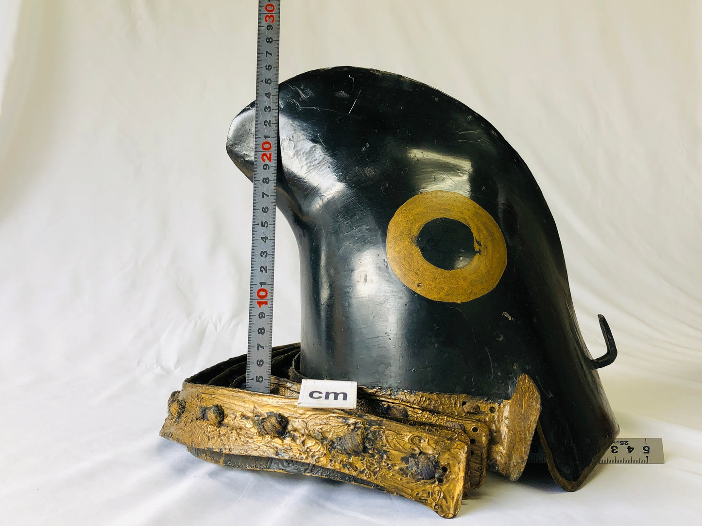 Y4906 KABUTO Samurai helmet Eboshi type iron lacquer Japanese antique armor