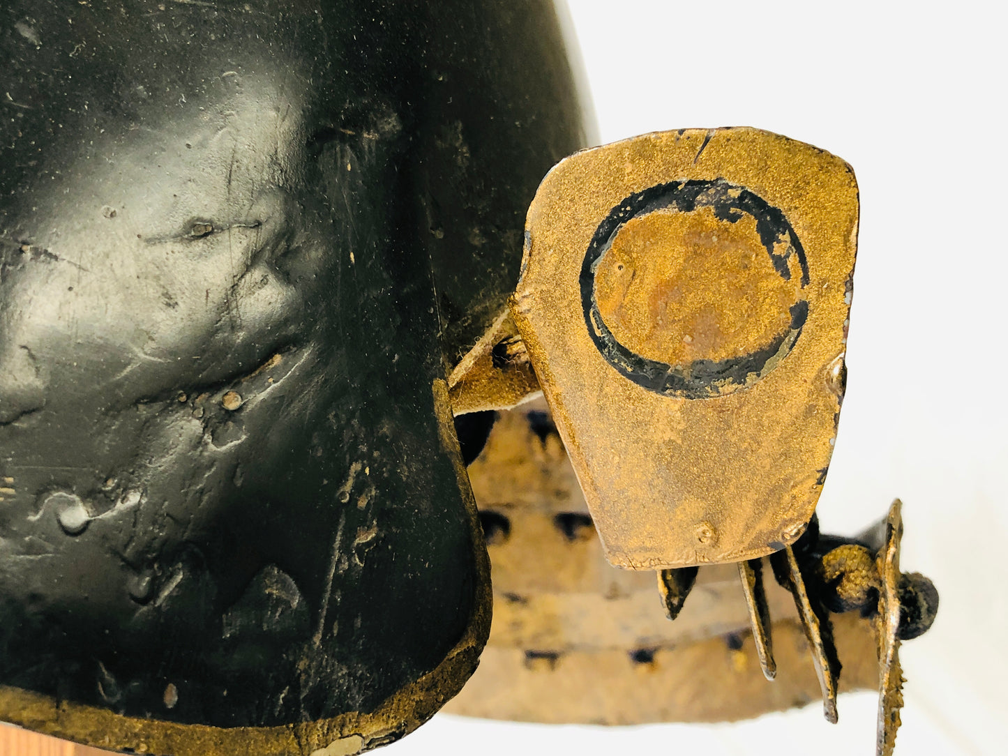Y4906 KABUTO Samurai helmet Eboshi type iron lacquer Japanese antique armor