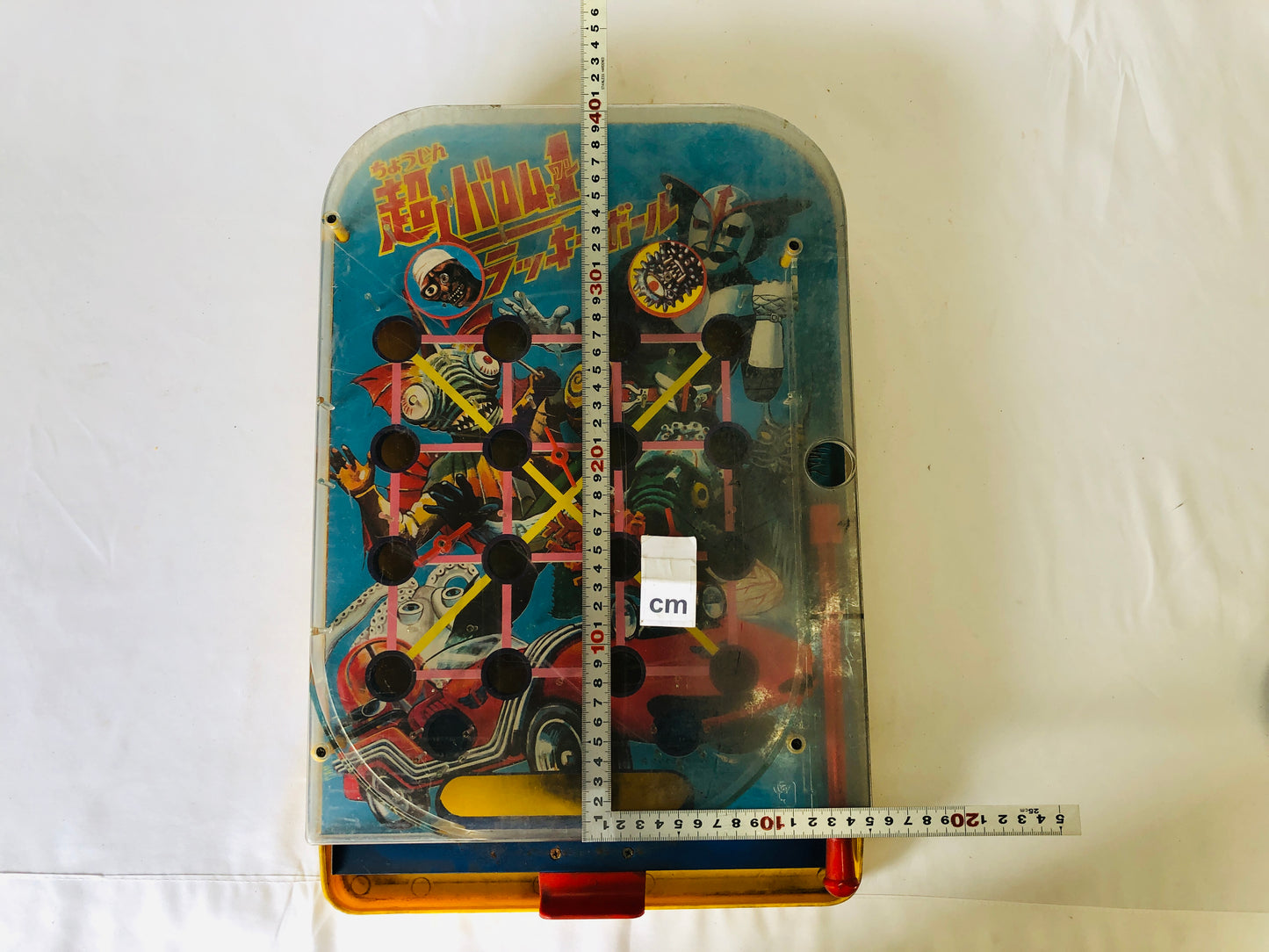 Y4933 TOY pinball game Choujin Barom one Barom-1 Bandai Japan antique vintage