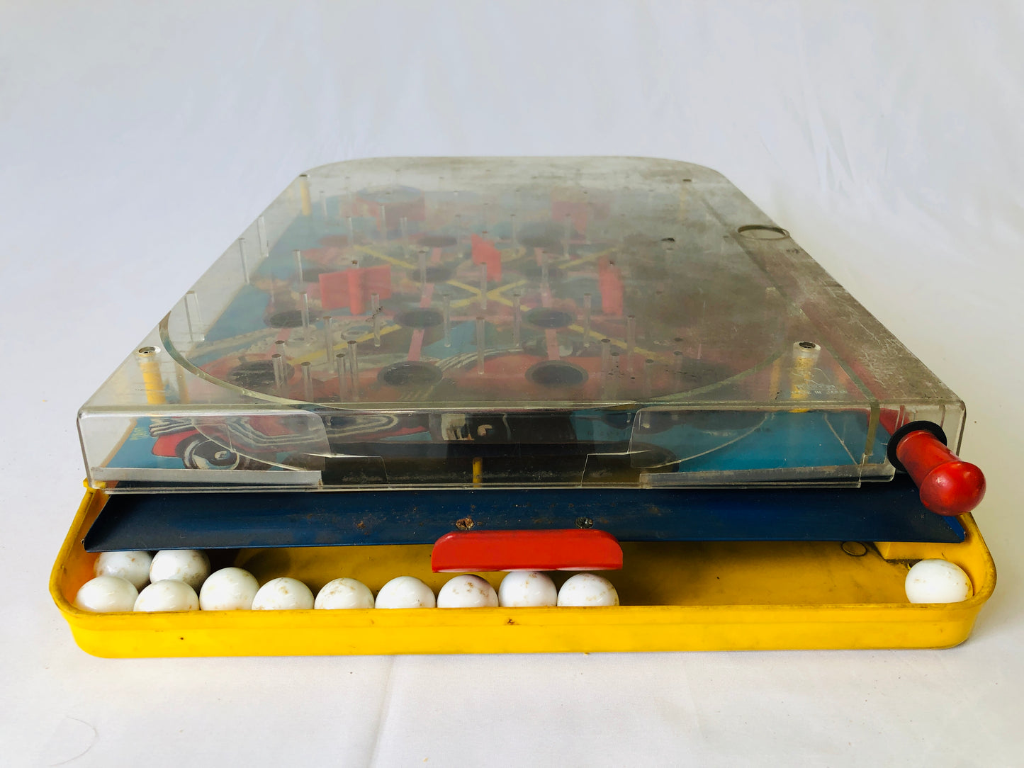 Y4933 TOY pinball game Choujin Barom one Barom-1 Bandai Japan antique vintage