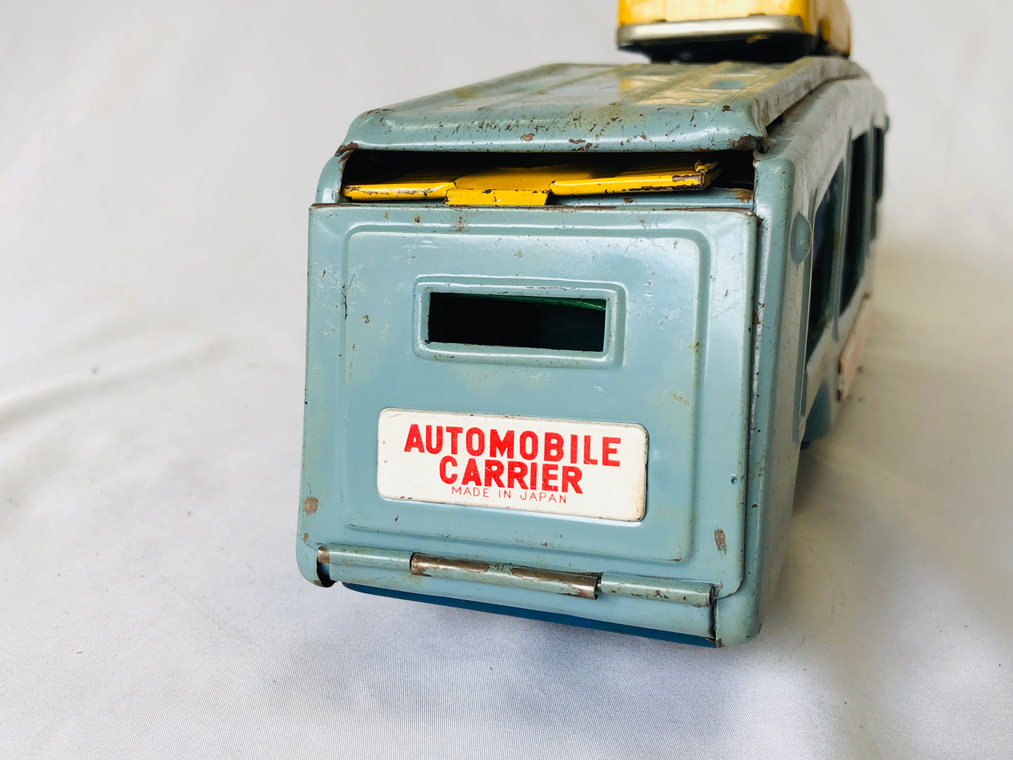 Y4935 TIN TOY automobile carrier car truck box Japan antique vintage vehicle