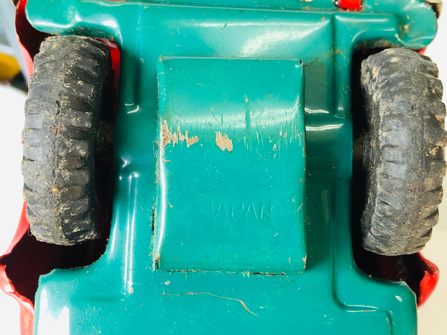 Y4935 TIN TOY automobile carrier car truck box Japan antique vintage vehicle