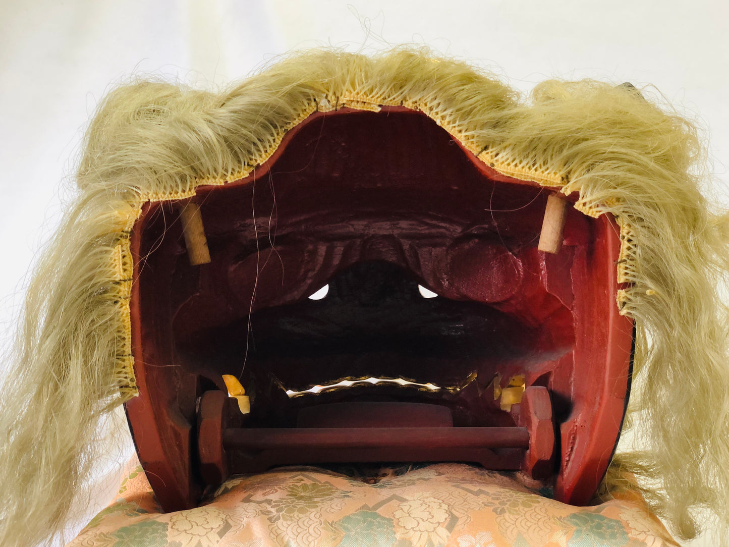 Y4951 OKIMONO big Lion dance festival tools Japan antique traditional vintage