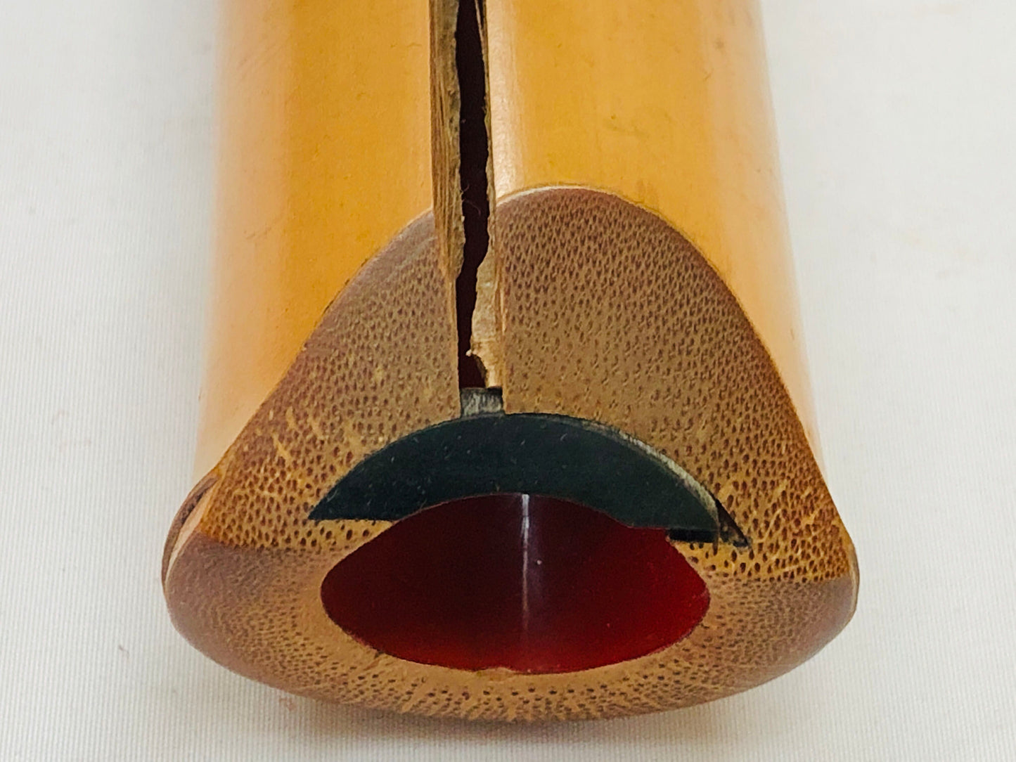 Y4994 SHAKUHACHI Bamboo flute Tozan style Japan antique traditional instrument