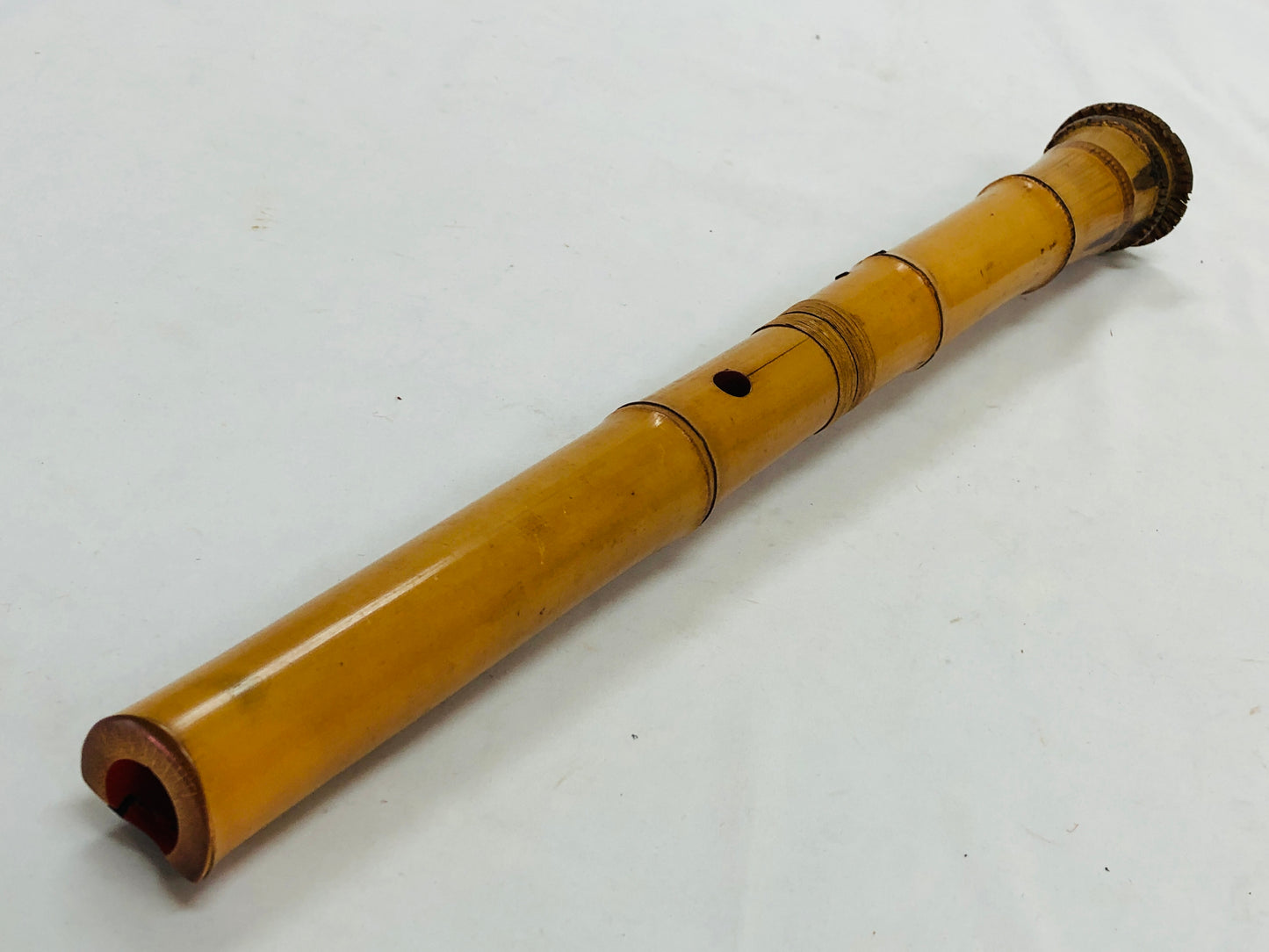 Y4994 SHAKUHACHI Bamboo flute Tozan style Japan antique traditional instrument
