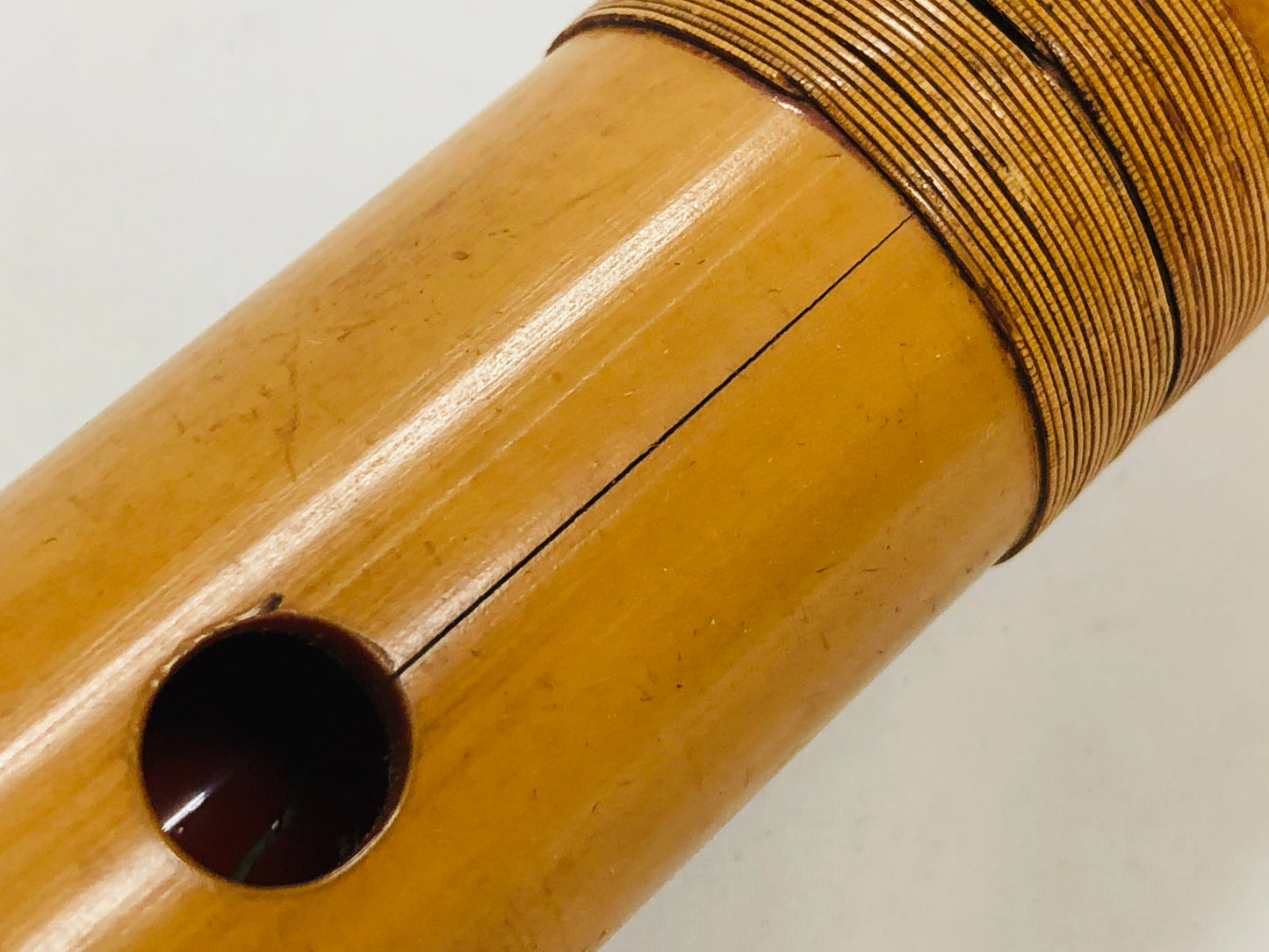 Y4994 SHAKUHACHI Bamboo flute Tozan style Japan antique traditional instrument