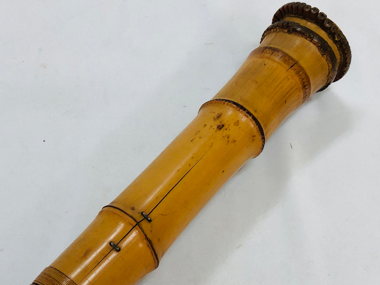 Y4994 SHAKUHACHI Bamboo flute Tozan style Japan antique traditional instrument