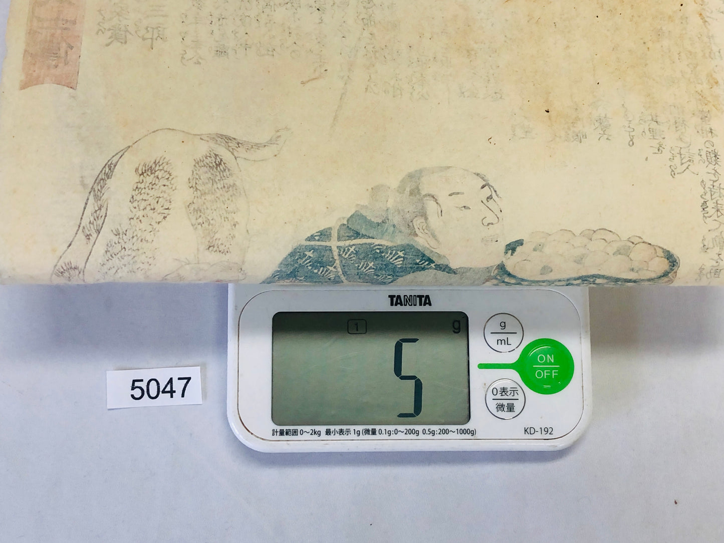 Y5047 WOODBLOCK PRINT Kuniyoshi person Japan Ukiyoe art antique interior decor