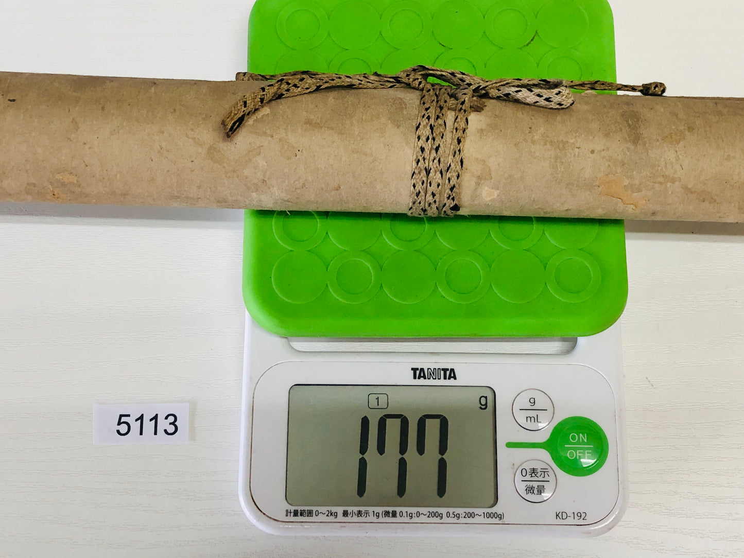 Y5113 KAKEJIKU Buddhist painting signed Japan hanging scroll interior wall decor