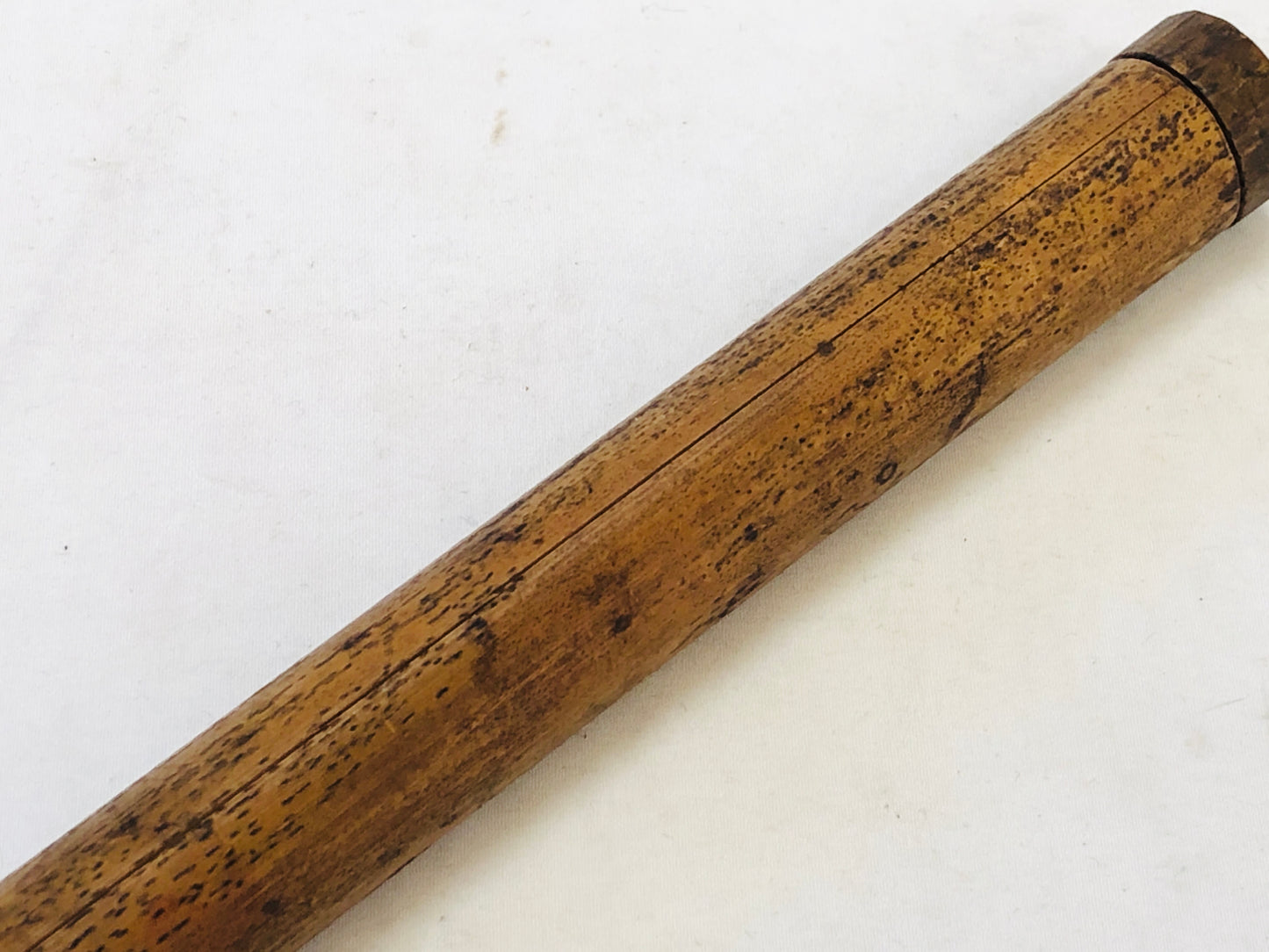 Y5128 TEA SCOOP bamboo Matcha spoon signed case Japan Tea Ceremony antique