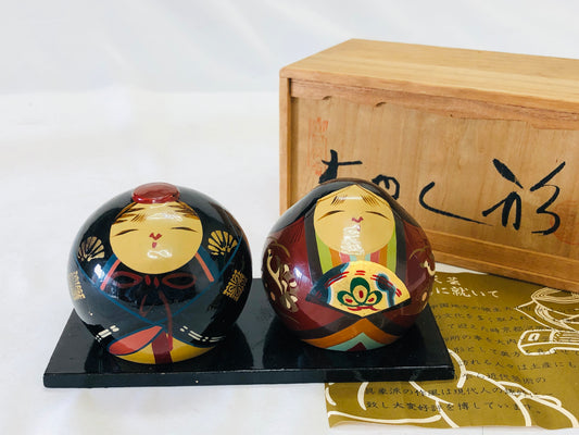 Y5155 NINGYO Hina doll modern Kokeshi figure figurine Japan vintage antique