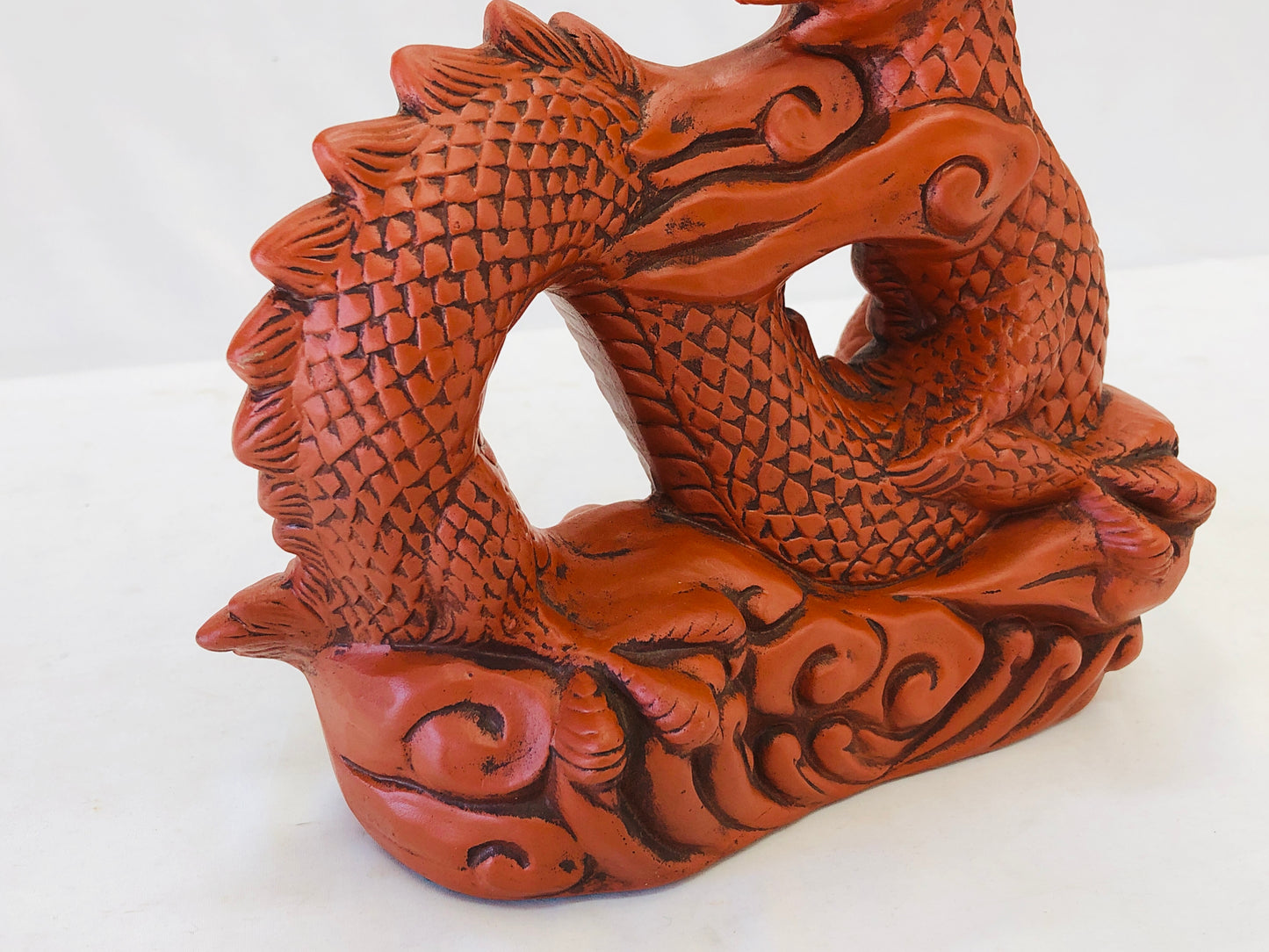 Y5166 OKIMONO Tokoname-ware Dragon figure figurine Japan antique interior decor