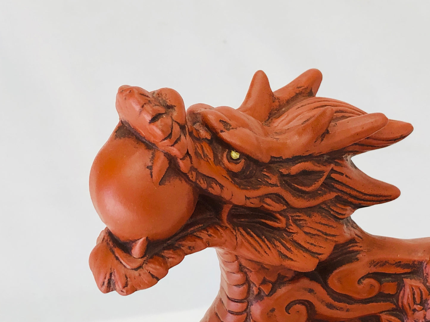 Y5166 OKIMONO Tokoname-ware Dragon figure figurine Japan antique interior decor