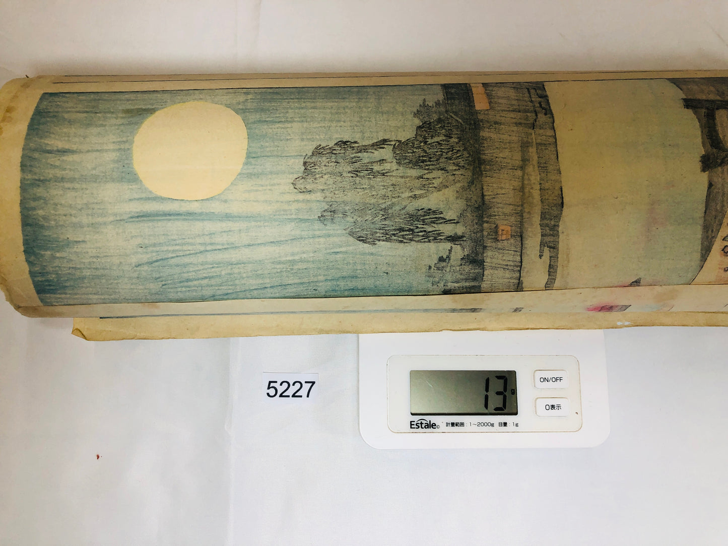 Y5227 WOODBLOCK PRINT Chikanobu triptych Music Autumn Night Japan Ukiyoe art