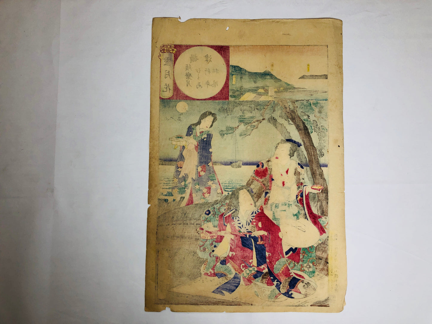 Y5234 WOODBLOCK PRINT Chikanobu Beauty of the four seasons Japan Ukiyoe antique