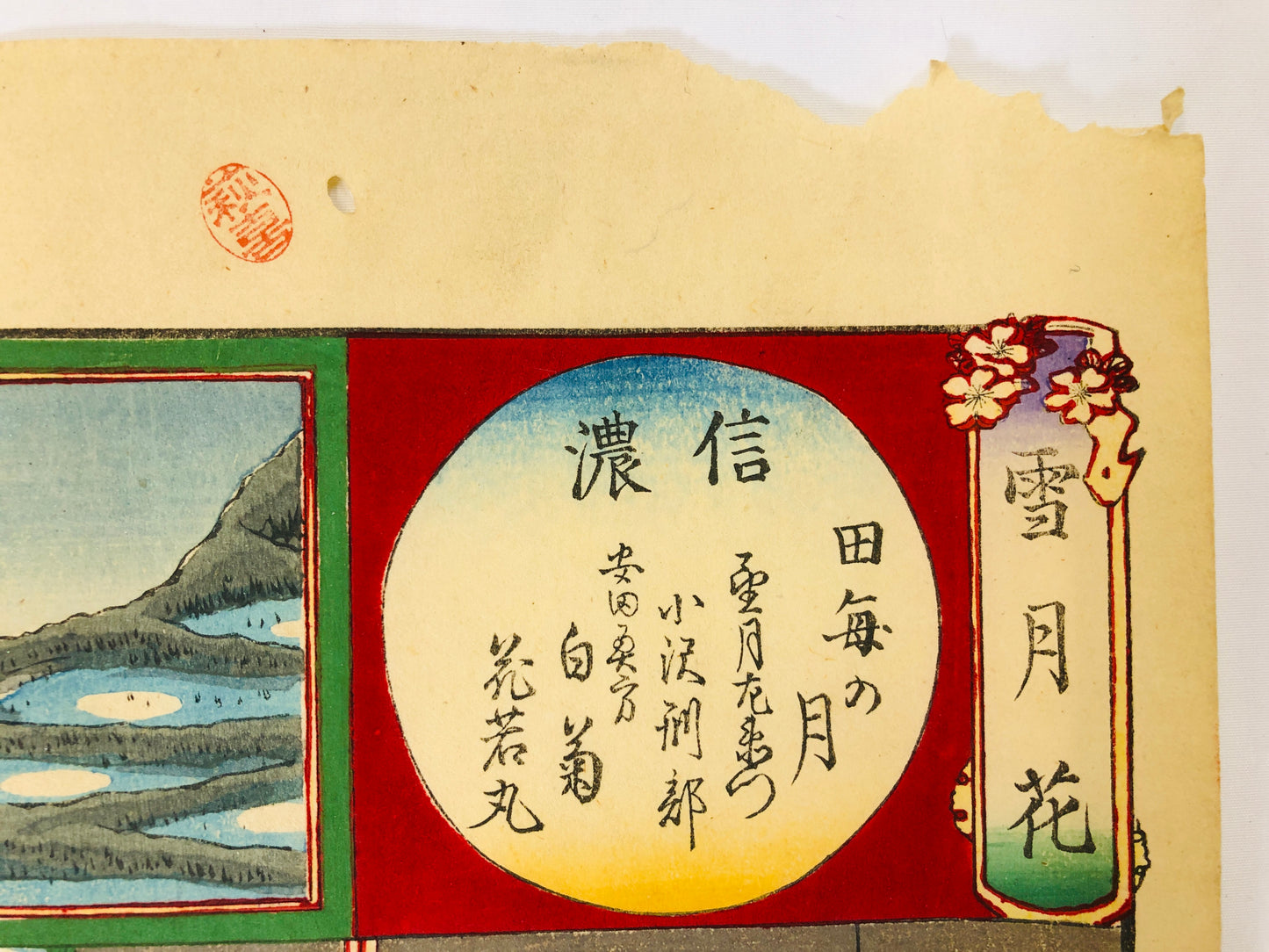 Y5235 WOODBLOCK PRINT Chikanobu Shinano Japan Ukiyoe antique interior decor art