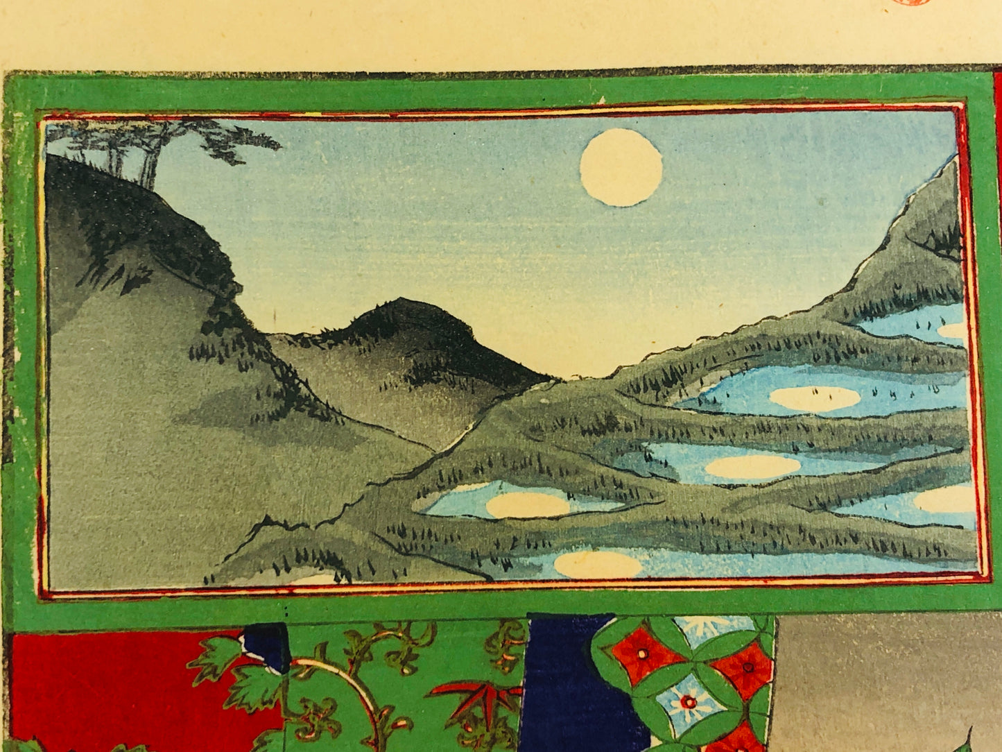 Y5235 WOODBLOCK PRINT Chikanobu Shinano Japan Ukiyoe antique interior decor art