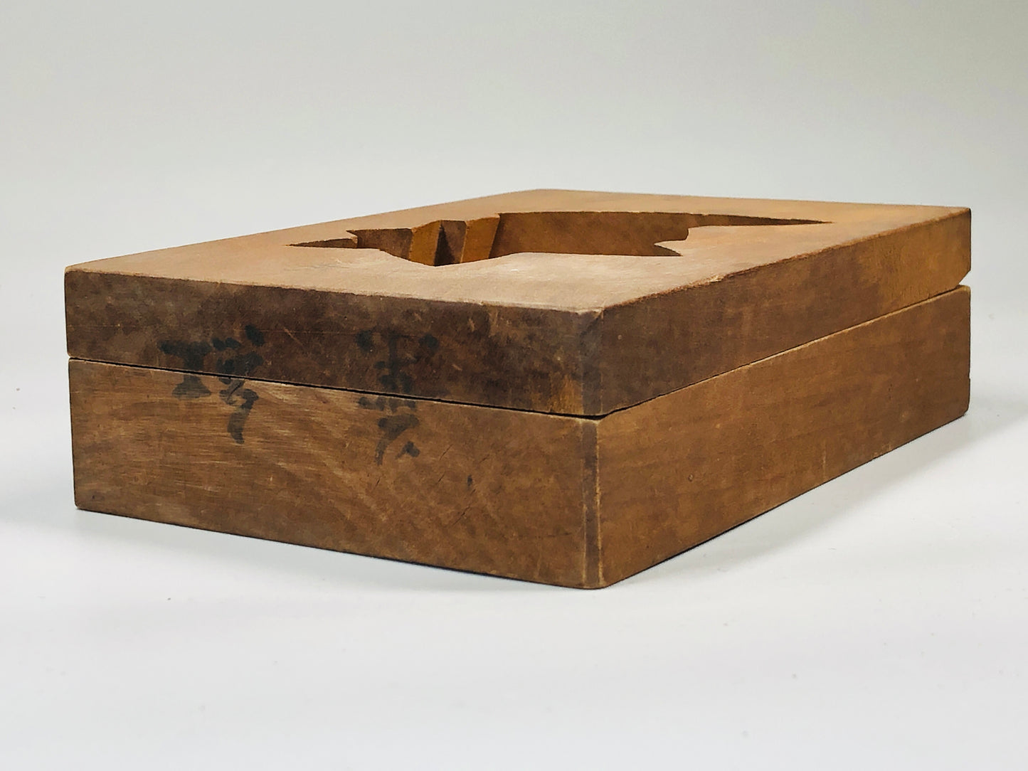 Y5248 KASHIGATA Autumn leaves Japan antique Wooden Pastry Mold wagashi