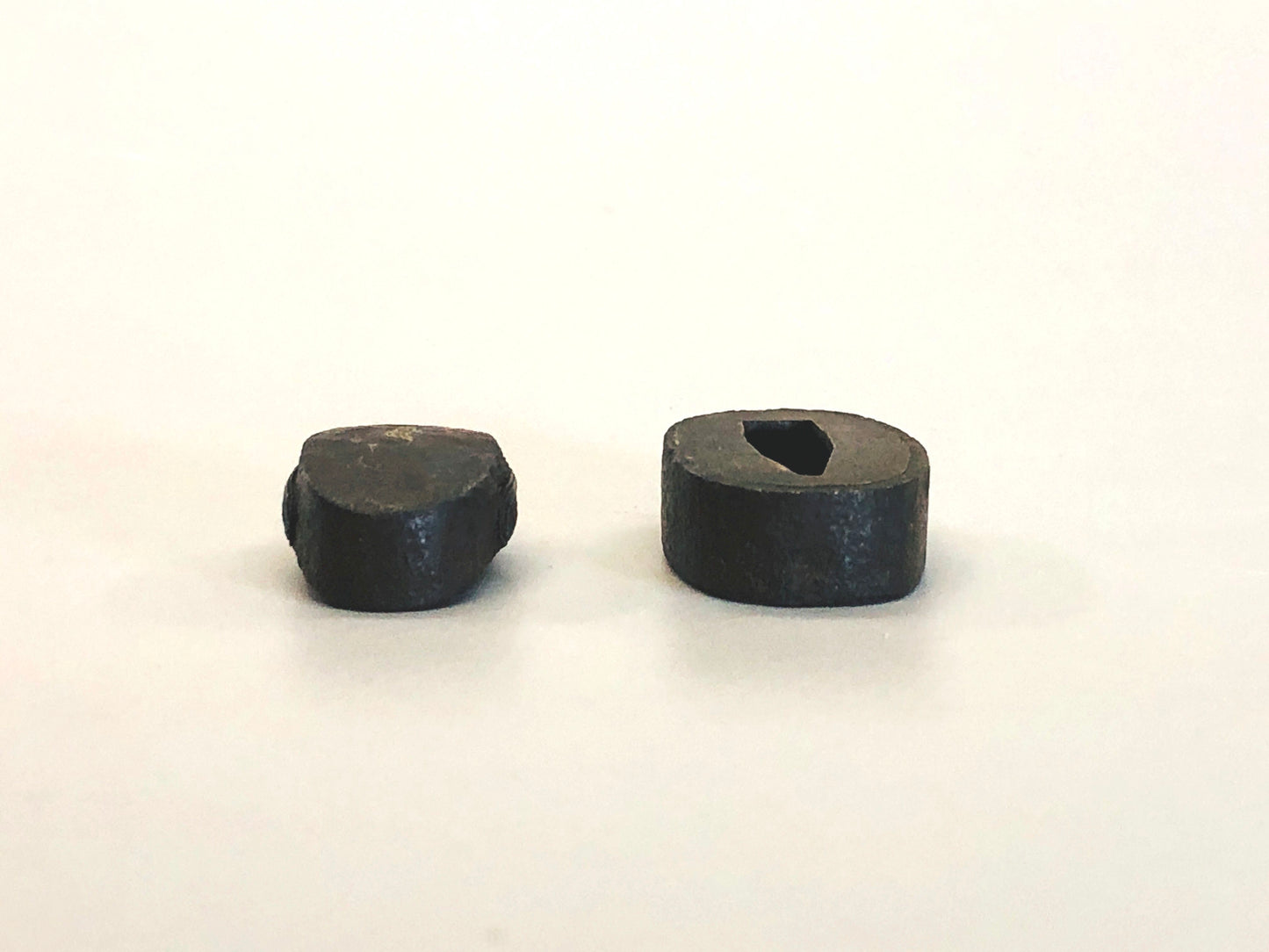 Y5311 FUCHIGASHIRA katana Japanese sword fittings Iron inlay Japan antique