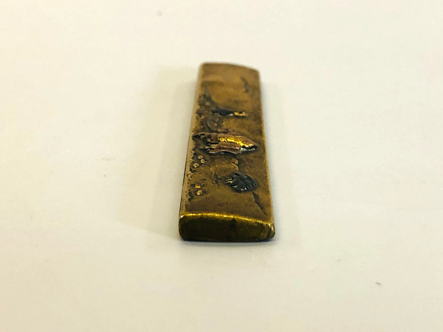 Y5314 TSUKA Kogatana small sword Copper inlay horse box Japan Koshirae antique