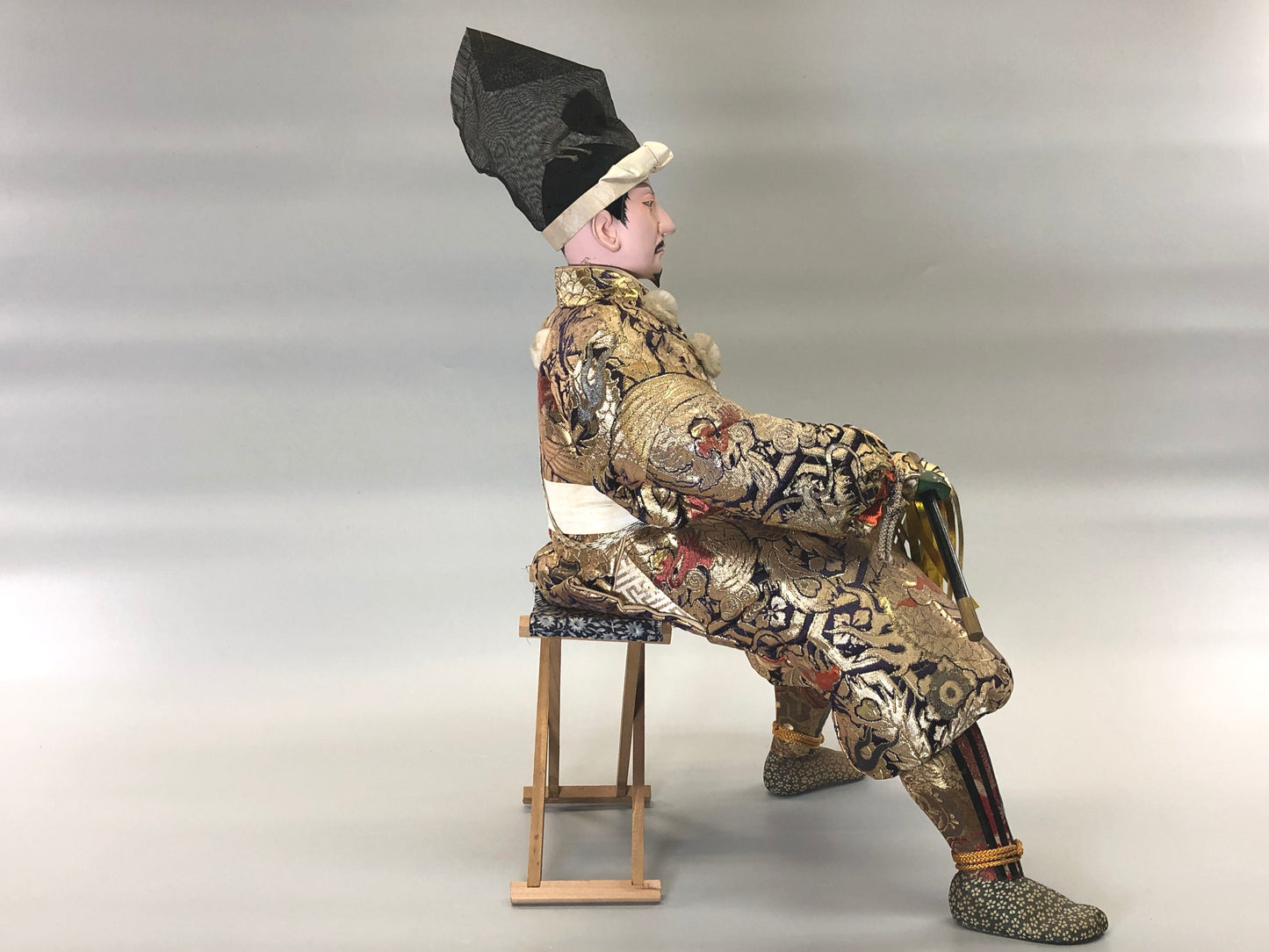 Y5325 NINGYO Samurai doll bushi busho figure figurine Japan vintage antique