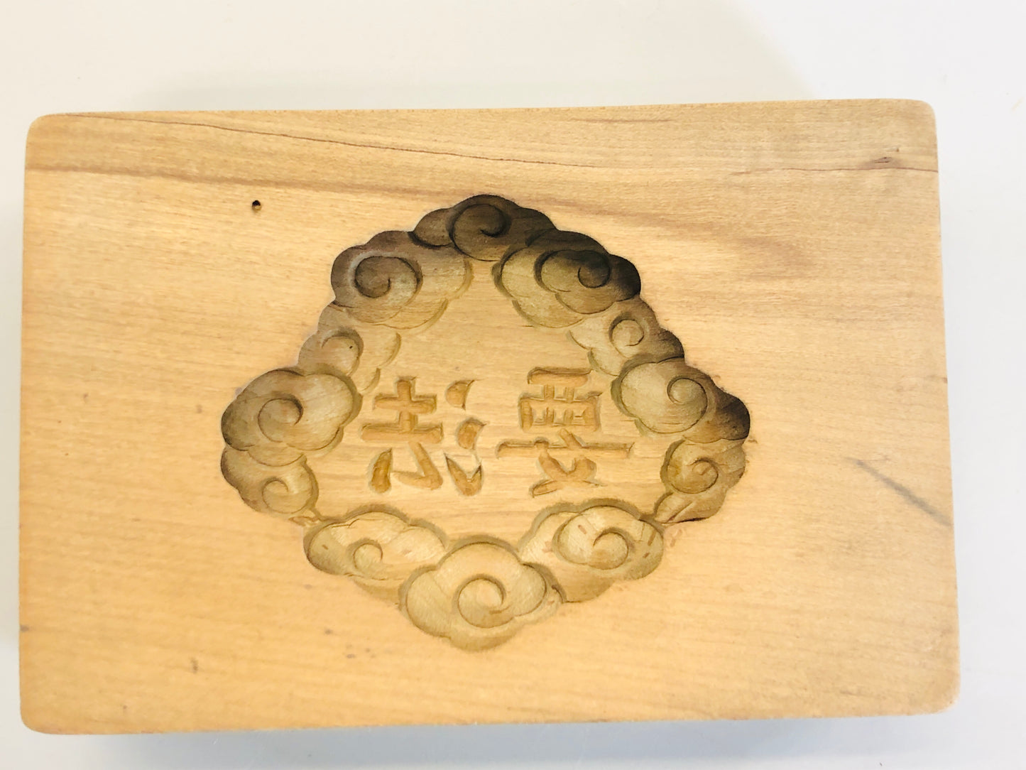 Y5342 KASHIGATA Buddhist memorial service Japan Wooden Pastry Mold wagashi