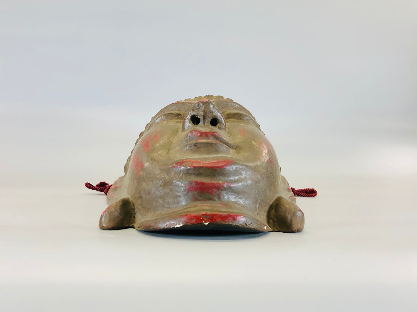 Y5419 MASK Buddha dry lacquer Japan antique omen dance drama interior decor