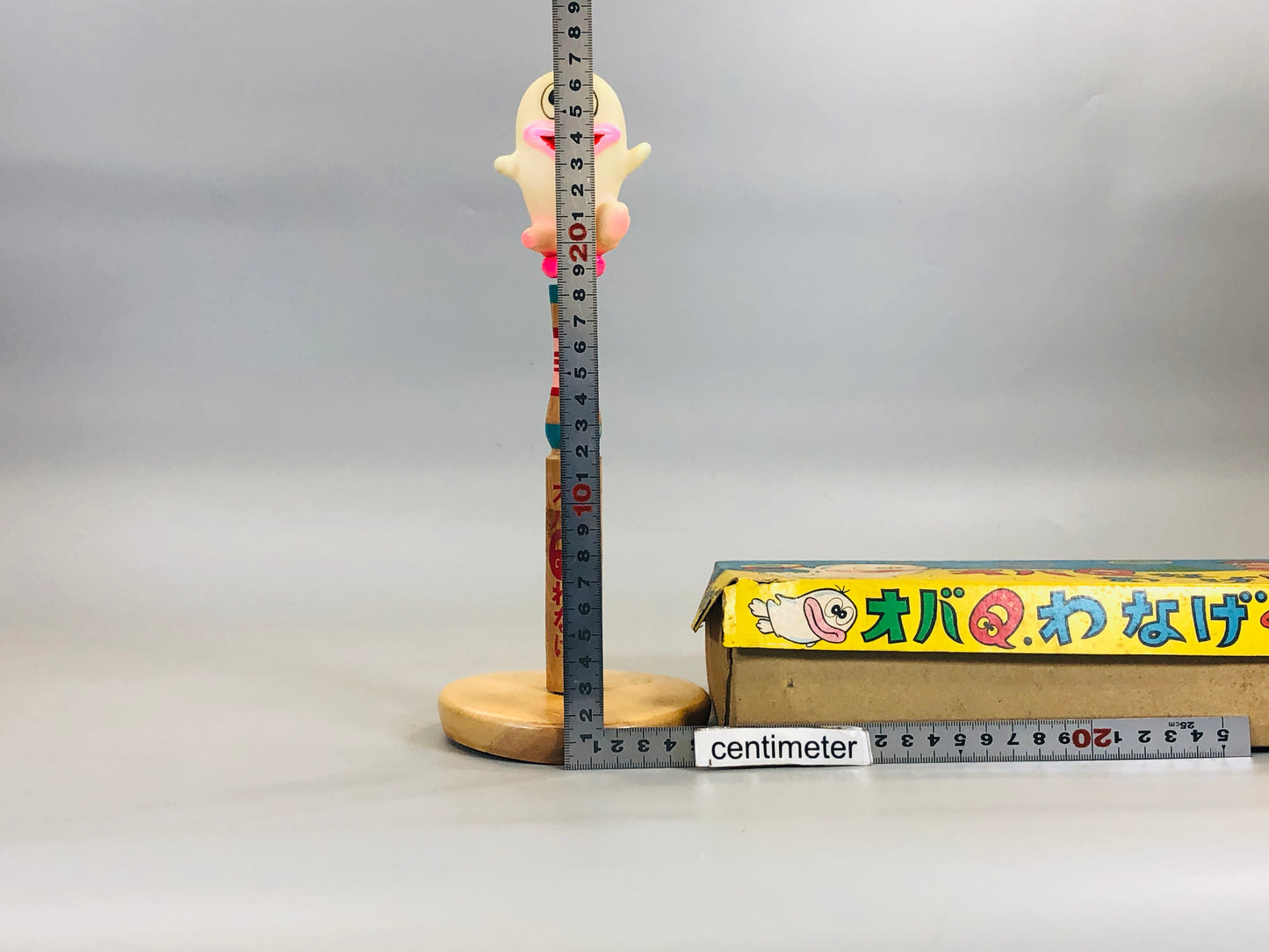Y5498 TOY Obake no Q-Taro Oba-Q ring toss game box Japan antique vintage robot