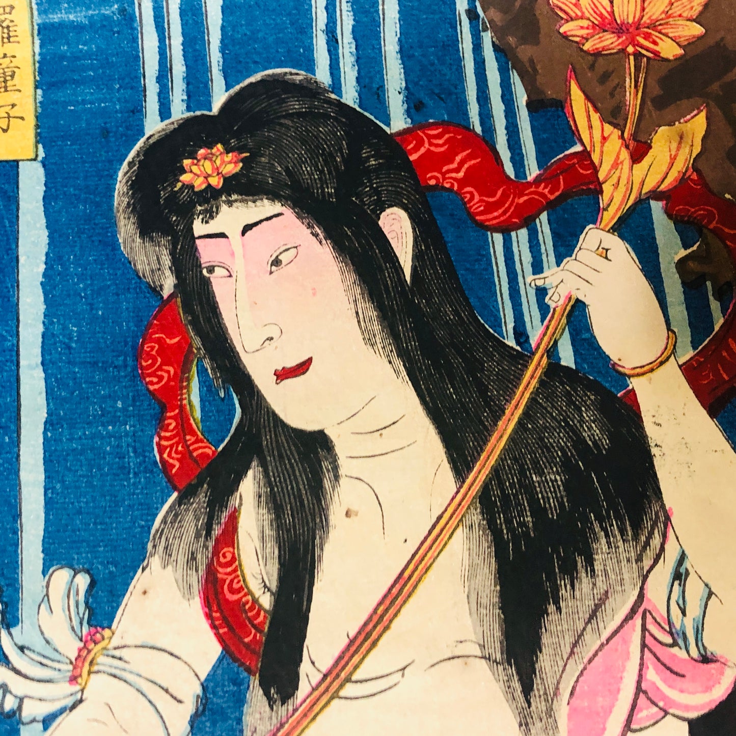 Y5510 WOODBLOCK PRINT Various set of 5 actor beauty Japan Ukiyoe antique art