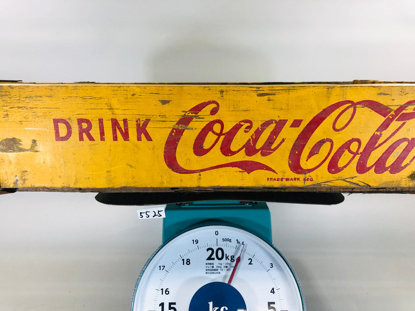 Y5525 BOX Coca-Cola wooden crate Japan antique storage interior vintage retro